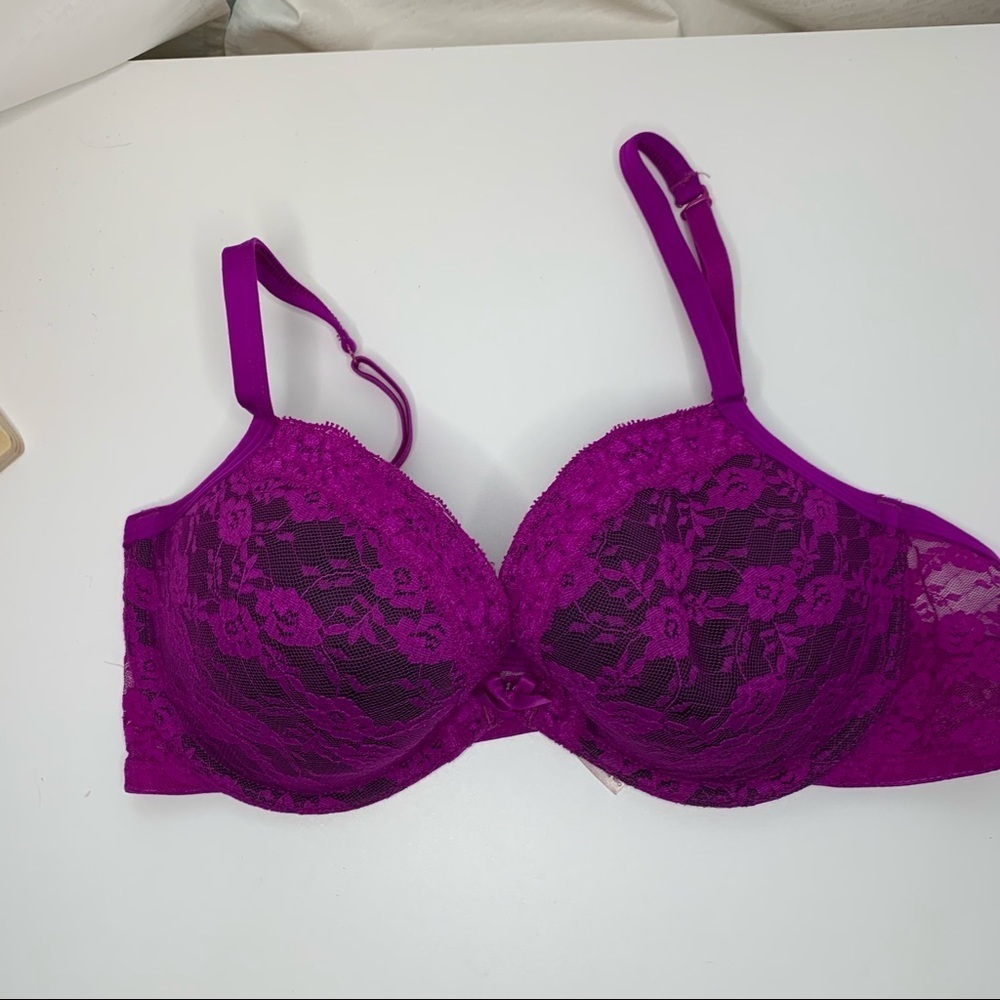 Purple Lace Bra - Picture 1 of 4